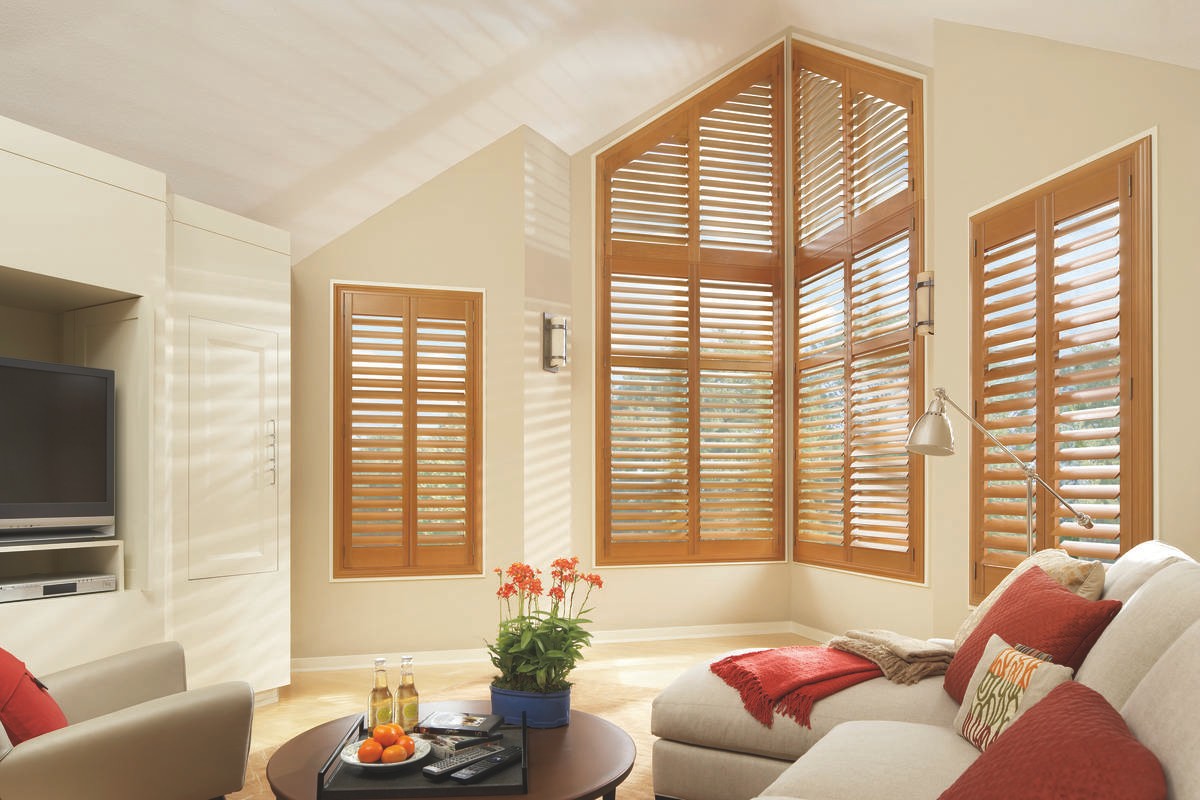 Window Treatments for Sunny Rooms Near Naples, Florida (FL) including Custom Shutters and Sheers