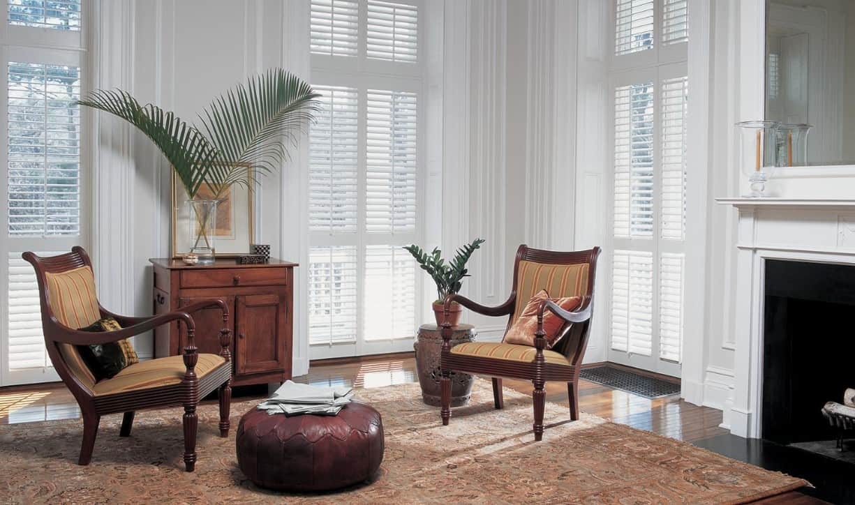 Hunter Douglas Heritance® Hardwood Shutters, wooden window shutters, wooden blinds near Naples, Florida (FL)